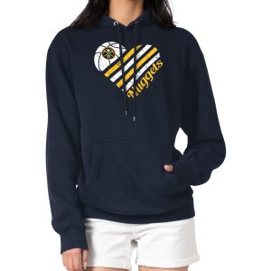 G III 4Her by Carl Banks Denver Nuggets Women's Navy Team Heart Tri Blend Pullover Hoodie Impressive Designed for performance! Get this functional jersey.