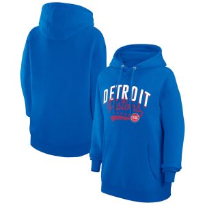 G III 4Her by Phenomenal Carl Banks Detroit Pistons Women's Blue Filigree Logo Pullover Hoodie Act fast! Only a handful left. Secure this amazing jersey now.
