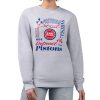 G III 4Her by Carl Banks Detroit Superb Pistons Women's Heather Gray Collage Team Graphic Fleece Pullover Sweatshirt Be a part of the action! Get this game - ready jersey.