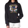 G III 4Her by Carl Banks Golden State Warriors Women's Black Flowers Team Logo Graphic Superb Fleece Pullover Hoodie Retailers