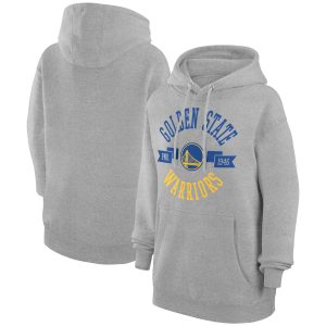 G III 4Her Terrific by Carl Banks Golden State Warriors Women's Heather Gray City Pullover Hoodie Gift idea! Surprise a sports fan with this amazing jersey.