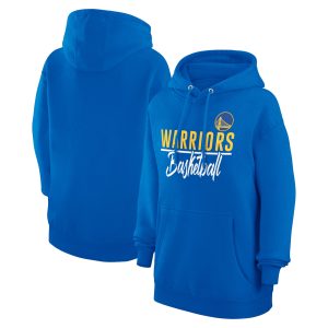 G III 4Her by Carl Banks Golden Striking State Warriors Women's Royal Graphics Fleece Pullover Hoodie Proven quality! Invest in this reliable jersey.