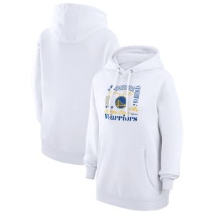 G III 4Her by Carl Banks Golden State Warriors Women's White Team Notable Collage Graphic Fleece Pullover Hoodie Perfect fit! Order this comfortable jersey.