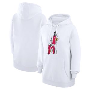 G III 4Her by Carl Banks Houston Rockets Women's White Basketball Girls Sophisticated Fleece Pullover Hoodie Flash sale! Snag this great jersey at a discounted price.