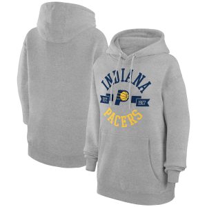 G III 4Her by Carl Banks Enchanting Indiana Pacers Women's Heather Gray City Pullover Hoodie Exclusive design! Own a jersey like no other.