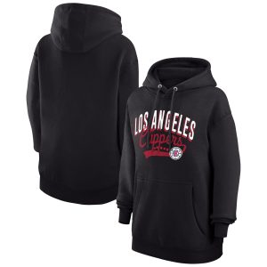 G III Amazing 4Her by Carl Banks LA Clippers Women's Black Filigree Logo Pullover Hoodie Designed for performance! Get this functional jersey.