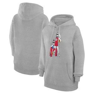 G III 4Her by Carl Banks LA Clippers Superior Women's Heather Gray Basketball Girls Fleece Pullover Hoodie Celebrate your team! Order this commemorative jersey.