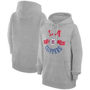 G III 4Her by Carl Banks LA Clippers Women's Heather Gray City Pullover Hoodie Refined Trending now! Grab this hot jersey while you can.