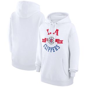 G III 4Her by Carl Banks LA Clippers Notable Women's White City Pullover Hoodie Be a part of the action! Get this game - ready jersey.