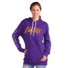 G III 4Her by Carl Remarkable Banks Los Angeles Lakers Women's Purple Base Coach Pullover Hoodie Don't be left out! Get this stylish jersey and show your team pride.