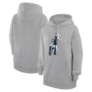 G III 4Her by Carl Banks Memphis Grizzlies Women's Heather Gray Basketball Girls Remarkable Fleece Pullover Hoodie Team spirit! Show it off with this awesome jersey.