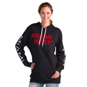 G III 4Her by Carl Banks Prime Miami Heat Women's Black Base Coach Pullover Hoodie Team spirit! Show it off with this awesome jersey.
