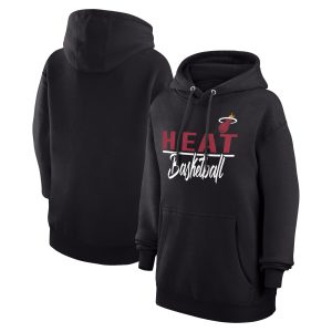 G III 4Her by Carl Banks Miami Heat Women's Black Graphics Superb Fleece Pullover Hoodie Designed for performance! Get this functional jersey.
