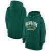 G III 4Her by Carl Banks Milwaukee Bucks Women's Hunter Luxurious Green Filigree Logo Pullover Hoodie Show your dedication! Own this special jersey for your team.