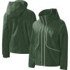 G III 4Her by Carl Banks Milwaukee Bucks Dashing Women's Hunter Green Last Shot Full Zip Hoodie Hurry! Exclusive offer. Get your hands on this outstanding jersey right away.