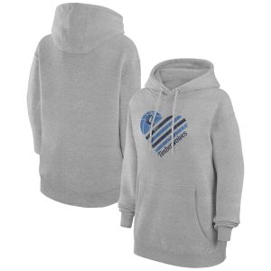 G III 4Her by Carl Banks Minnesota Timberwolves Women's Heather Gray Heart Gorgeous Pullover Hoodie Be the first! Order this trendy jersey ahead of the crowd.