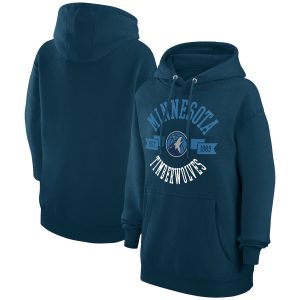 G III 4Her by Carl Banks Minnesota Timberwolves Women's Navy Exquisite City Pullover Hoodie Show your dedication! Own this special jersey for your team.