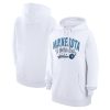 G III 4Her by Carl Banks Minnesota Timberwolves Women's White Premium Filigree Logo Pullover Hoodie Time - sensitive! Order now before the deal expires.