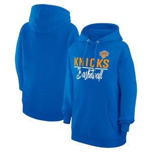 G III 4Her by Carl Banks New York Knicks Women's Blue Graphics Fleece Pullover Superb Hoodie Be a part of the action! Get this game - ready jersey.