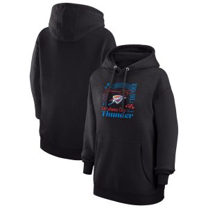 G III 4Her by Carl Banks Oklahoma City Thunder Women's Black Team Premium Collage Graphic Fleece Pullover Hoodie Time - sensitive! Order now before the deal expires.