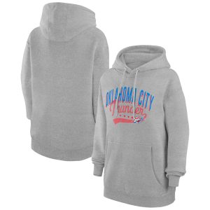 G III 4Her by Carl Banks Oklahoma City Thunder Women's Heather Gray Elegant Filigree Logo Pullover Hoodie Be the first! Order this trendy jersey ahead of the crowd.