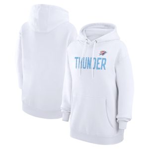 G Premium - grade III 4Her by Carl Banks Oklahoma City Thunder Women's White Dot Print Pullover Hoodie Proven quality! Invest in this reliable jersey.