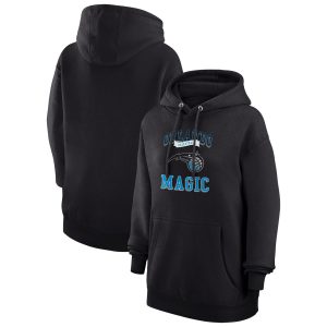 G III 4Her by Carl Banks Orlando Magic Women's Black Graphic Fleece Exceptional Pullover Hoodie Retailers