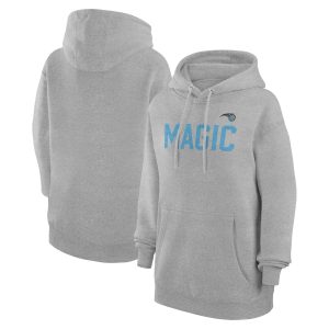 G III 4Her Stylish by Carl Banks Orlando Magic Women's Heather Gray Dot Print Pullover Hoodie Retailers