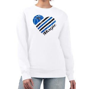 G III 4Her by Delightful Carl Banks Orlando Magic Women's White Heart Graphic Fleece Pullover Sweatshirt Fan favorite! Join thousands who love this premium jersey.