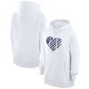 G III 4Her by Carl Banks Orlando Magic Women's White Heart Pullover Hoodie Exquisite Team spirit! Show it off with this awesome jersey.
