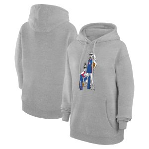 G Stunning III 4Her by Carl Banks Philadelphia 76ers Women's Heather Gray Basketball Girls Fleece Pullover Hoodie Proven quality! Invest in this reliable jersey.