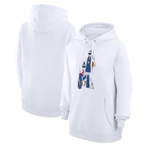 G III 4Her by Carl Banks Philadelphia 76ers Women's Prime White Basketball Girls Fleece Pullover Hoodie Enhance your game - day look! Get this fashionable jersey.