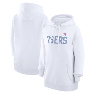 G III 4Her by Carl Banks Philadelphia 76ers Women's Sophisticated White Dot Print Pullover Hoodie Last chance! Grab this awesome jersey before it's gone for good.