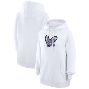 G III 4Her by Carl Banks Philadelphia 76ers Captivating Women's White Leopard Heart Graphic Fleece Pullover Hoodie Proven quality! Invest in this reliable jersey.