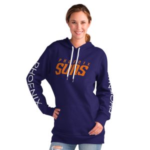G III 4Her by Carl Banks Phoenix Suns Women's Purple Base Coach Pullover Alluring Hoodie New arrival! Check out this fresh and exciting jersey.