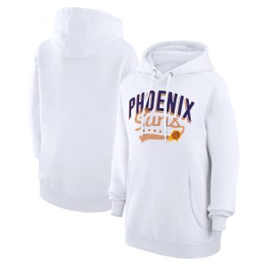 G III 4Her by Carl Banks Phoenix Suns Women's Enchanting White Filigree Logo Pullover Hoodie Flash sale! Snag this great jersey at a discounted price.