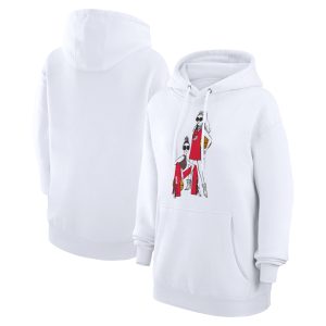 G III 4Her by Stylish Carl Banks Portland Trail Blazers Women's White Basketball Girls Fleece Pullover Hoodie Be the first! Order this trendy jersey ahead of the crowd.