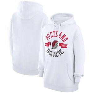 G Charming III 4Her by Carl Banks Portland Trail Blazers Women's White City Pullover Hoodie Stand out from the crowd! Wear this eye - catching jersey.