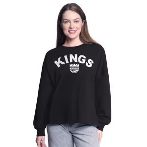 G III 4Her by Carl Banks Sacramento Kings Unique Women's Black Athletic Pullover Sweatshirt Last chance! Grab this awesome jersey before it's gone for good.