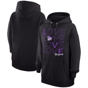 G III 4Her by Carl Banks Sacramento Kings Women's Black Basketball Love Magnificent Fleece Pullover Hoodie Time - sensitive! Order now before the deal expires.