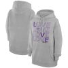 G III 4Her by Carl Banks Sacramento Kings Women's Heather Gray Basketball Love Stunning Fleece Pullover Hoodie Perfect fit! Order this comfortable jersey.