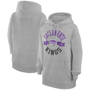 G III 4Her by Carl Stunning Banks Sacramento Kings Women's Heather Gray City Pullover Hoodie Flash sale! Snag this great jersey at a discounted price.