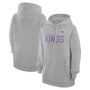 G III 4Her by Carl Banks Sacramento Kings Superb Women's Heather Gray Dot Print Pullover Hoodie Time - sensitive! Order now before the deal expires.
