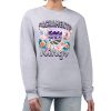 G III 4Her by Carl Banks Sacramento Kings Women's Heather Gray Flowers Team Logo Graphic Fleece Crewneck Pullover Sweatshirt Gorgeous Collector's item! A rare addition to any collection.