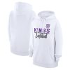 G III 4Her by Carl Banks Admirable Sacramento Kings Women's White Graphics Fleece Pullover Hoodie Trending now! Grab this hot jersey while you can.