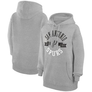G III 4Her by Carl Outstanding Banks San Antonio Spurs Women's Heather Gray City Pullover Hoodie Upgrade your fan gear! Order this premium jersey today.