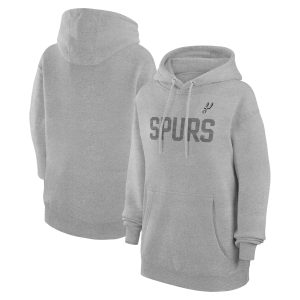 G III 4Her by Carl Banks San Antonio Spurs Women's Heather Gray Dot Print Gorgeous Pullover Hoodie Customizable! Personalize this great jersey.