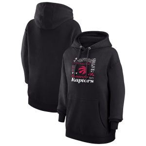 G III 4Her by Carl Outstanding Banks Toronto Raptors Women's Black Team Collage Graphic Fleece Pullover Hoodie Best - selling! Order this popular jersey before it's out of stock.