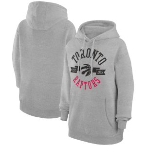 G III 4Her by Carl Banks Toronto Raptors Notable Women's Heather Gray City Pullover Hoodie Show your dedication! Own this special jersey for your team.