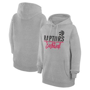 G III 4Her by Carl Banks Toronto Raptors Women's Heather Premium - grade Gray Graphics Fleece Pullover Hoodie Enhance your game - day look! Get this fashionable jersey.